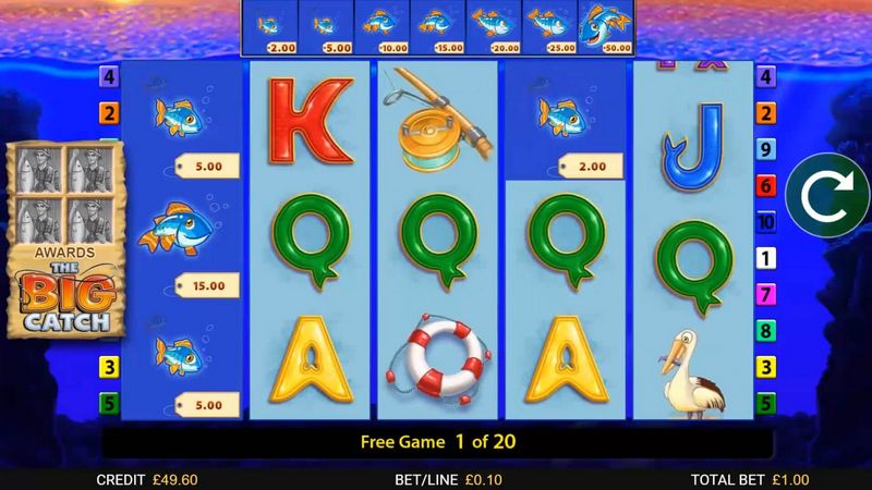 Review van de Fishin' Craze gokkast - 96% RTP, gratis spins en extra's